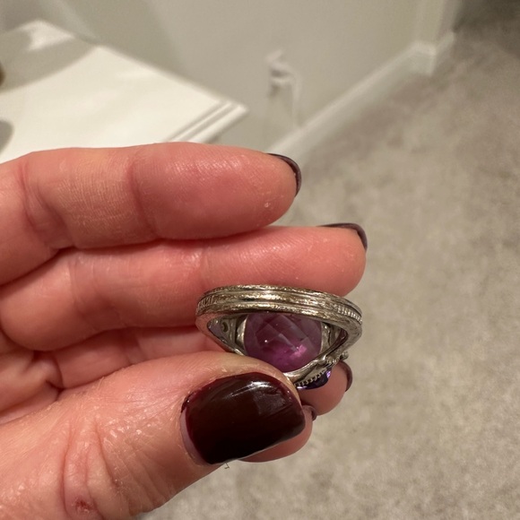 Judith Ripka amethyst Olivia ring. - Picture 8 of 8